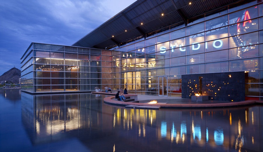 Outside view of the Tempe Center for the Arts